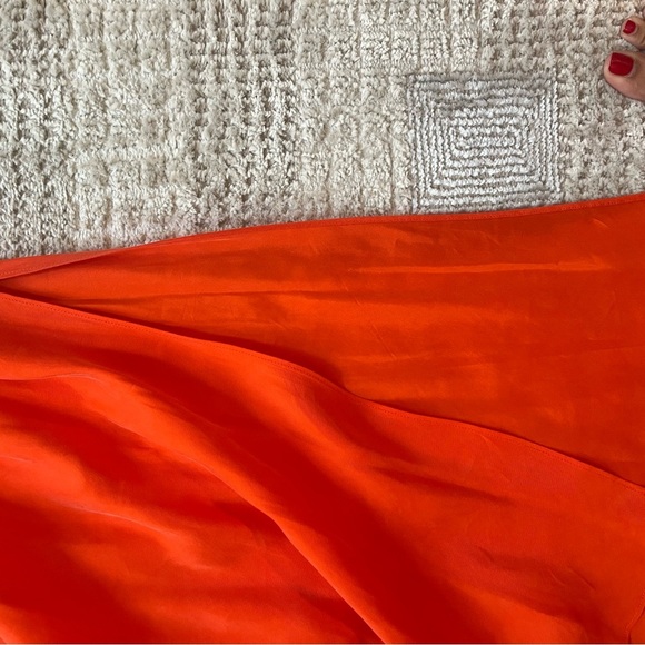 Madewell Tie-Waist Maxi Slip Skirt in Cupro Blend size 12 - Picture 4 of 9